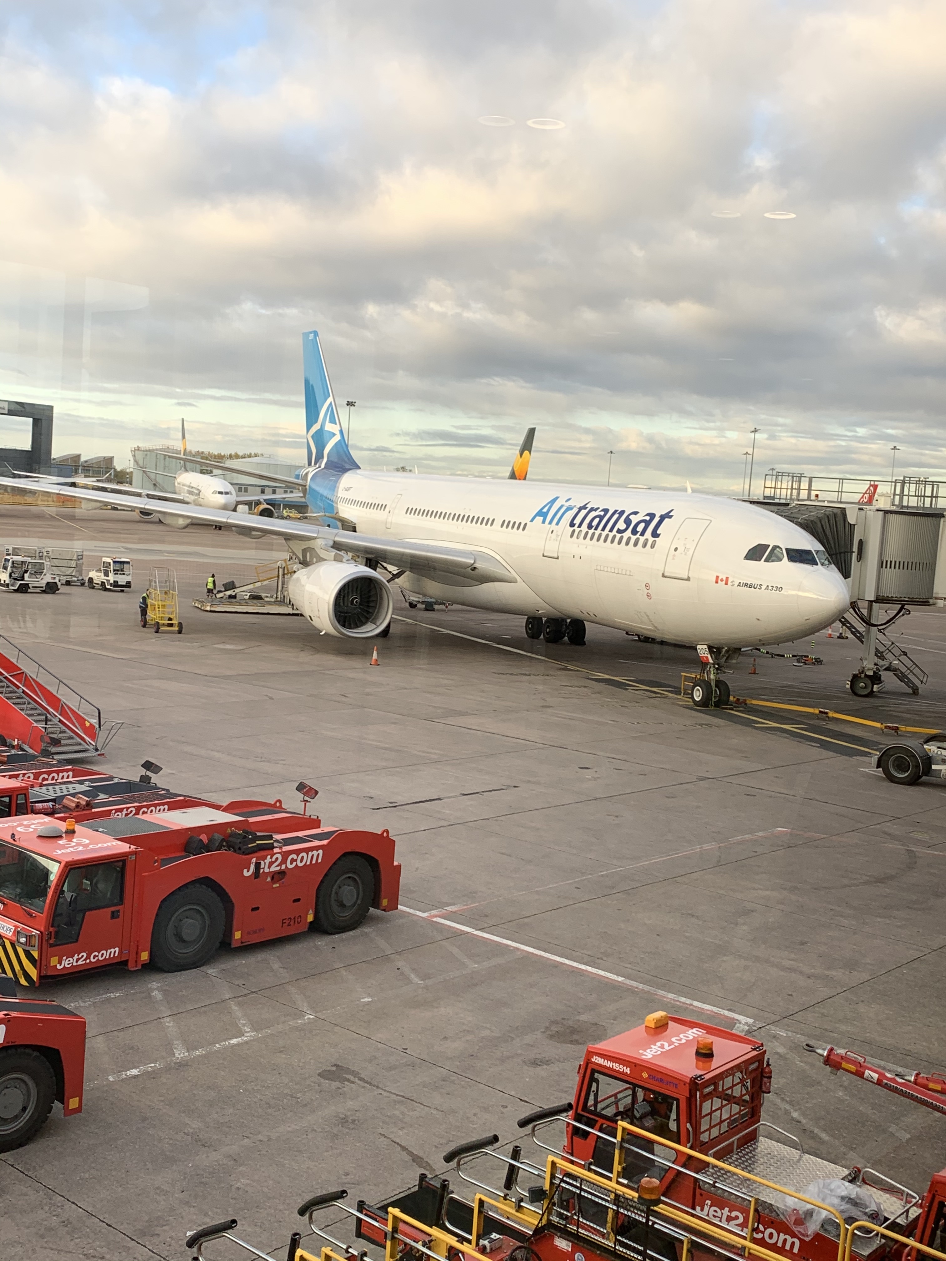 image of plane at airport